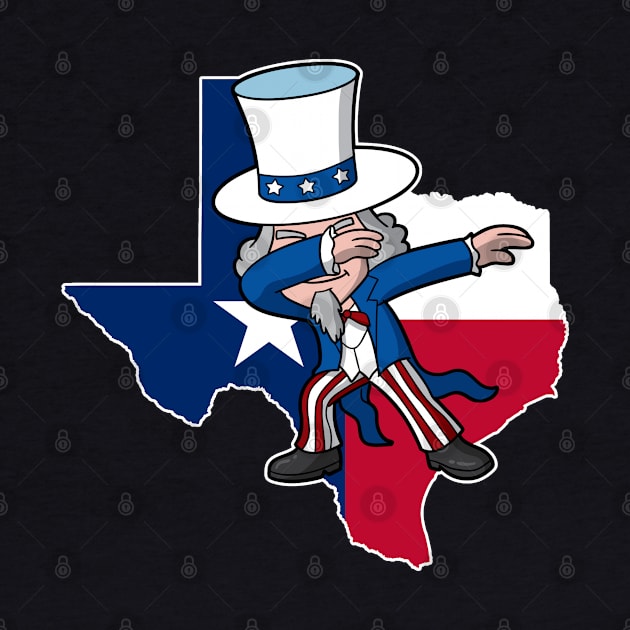 Texas Uncle Sam Texan 4th of July USA Patriotic by E